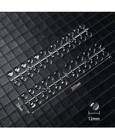 Ancllo 240 Pieces Oval Artificial Nail Tips - Nail Art Practice & Color Card for DIY Salon Use - Clear - Buy Online on GoSupps.com