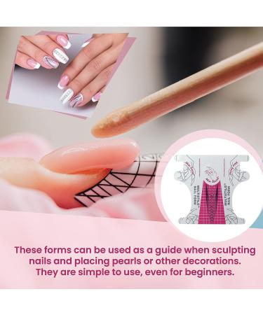 Mia Secret Multistilo 500 PCS Nail Extension Tips & Forms for Acrylic/UV Gel Nails - Guide Stickers Included - Buy Online on GoSupps.com