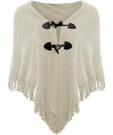 Buy Elegant Beige Ladies Scarf - Warm Triangular Scarf for Autumn & Winter Cold Weather | Stylish Neck Warmer for Women - Buy Online on GoSupps.com