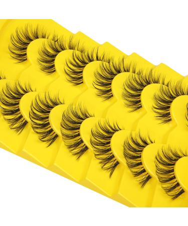 Faux Mink Wispy False Eyelashes - Natural Look Doll Eye Extension Lashes - 15mm Pack - Buy Online on GoSupps.com