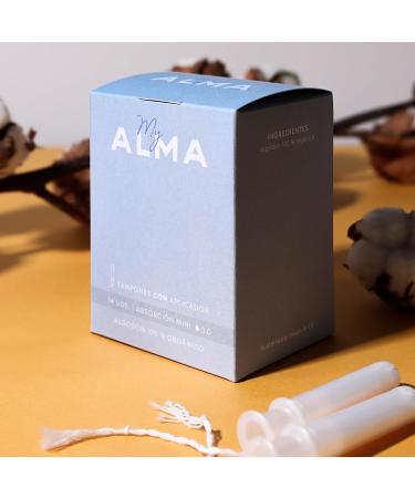 Buy MyALMA Organic Tampons with Bio-Plastic Applicator - Eco-Friendly & Sustainable | International Shipping Available - Buy Online on GoSupps.com