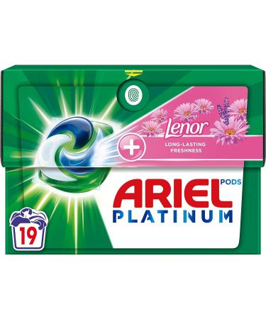 Ariel All-in-1 PODS Laundry Detergent Tablets 76 Washes (4x19) Platinum + Febreze Odour Defense - Buy Online on GoSupps.com