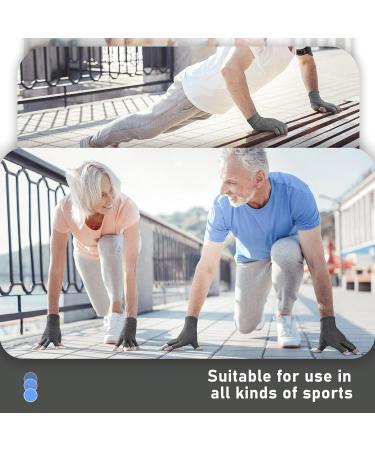 LXMY 2 Pairs Arthritis Gloves Compression Gloves Providing Warmth and Compression to Promote Healing Fingerless Design Relieve Pain from Rheumatoid Arthritis and Carpal Tunnel(L) L (Pack of 2) No Anti-Slip Glue Dots (1 Pair) - Buy Online on GoSupps.com