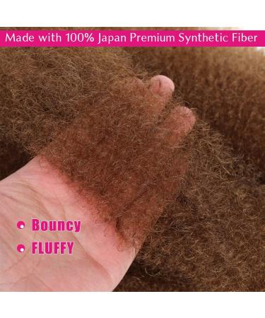 Springy Afro Twist Hair 28 Inch Cuban Twist Hair 3 Packs Marley Twist Braiding Hair Pre-separated Spring Twist Hair Wrapping Hair for Soft Locs Cuban Twist Crochet Hair for Women (28Inch-3Pcs-30#) - Buy Online on GoSupps.com