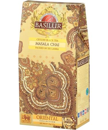 sarciaeu BASILUR Masala Chai Ceylon Black Leaf Tea with Natural Herbal Flavor 100 g x1 - Buy Online on GoSupps.com