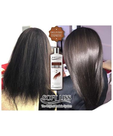 Brazilian Keratin Soft Liss Chocolate Kit 8oz - Best Hair Treatment for Smooth Shiny Hair | International Shipping Available - Buy Online on GoSupps.com