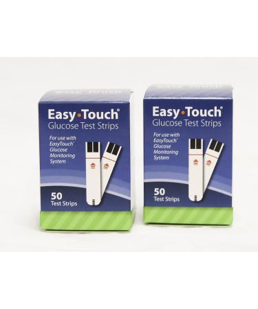 EasyTouch Diabetes Testing Kit - Blood Glucose Meter, 100 Test Strips, Lancets, Lancing Device, Manual, Logbook & Carrying Case - Buy Online on GoSupps.com