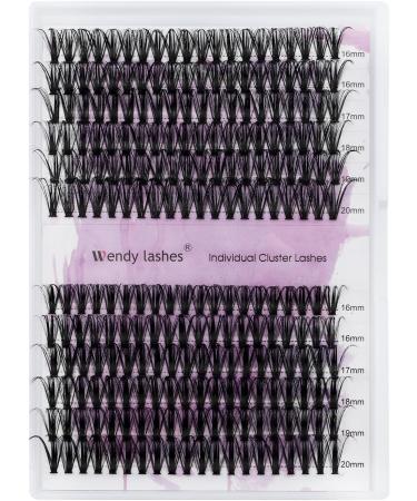 Individual Eyelashes Clusters 240PCS | D Curl 0.07mm 40D/50D Mixed | 16-20mm Lash Extensions - DIY Wide Stem Clusters - RR-16-20mm - Buy Online on GoSupps.com