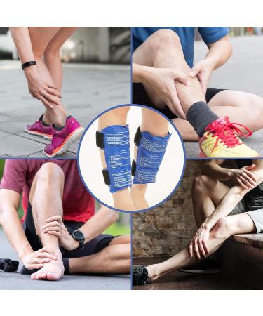 Bodyprox Shin Splint Ice Pack 2 Pack - Reusable Hot/Cold Wrap for Shin Splints Relief - Flexible Ice Pack for Runners - Buy Online on GoSupps.com