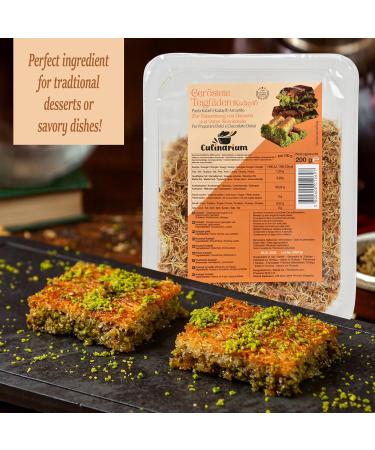Kadaif cheveux d'ange alimentaire. Kadayif r tis 500g. Le parfait pour le kit chocolat dubai kunefe baklava p tisserie plats sal s. Pr te l'emploi Kataifi Chocolat de dubai Tablette dubai. 500 g (Lot de 1) - Buy Online on GoSupps.com