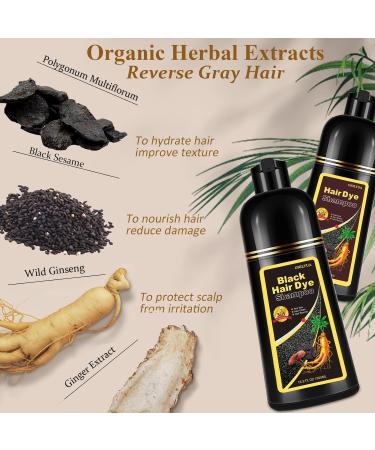 Blonde Brown Hair Dye Shampoo 3 in 1 | Grey Hair Coverage for Men & Women | Natural Plant Extract | Quick Root Touch-Up | Lasts Up to 3 Weeks - Buy Online on GoSupps.com