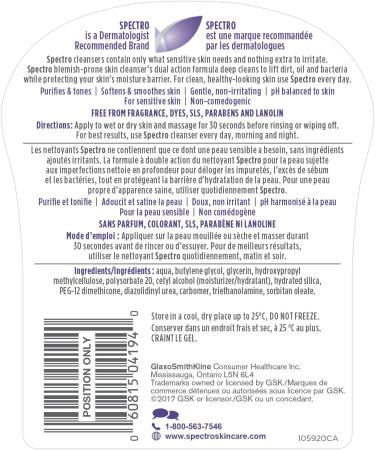 Buy Spectro Jel Cleanser 500ml - Fragrance Free Blemish Control | International Shipping Available - Buy Online on GoSupps.com