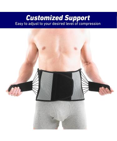Neo G Back Support RX with Power Straps & Adjustable Lacing System - For Lower Back Pain Relief & Muscle Spasms - Class 1 Medical Device - Buy Online on GoSupps.com