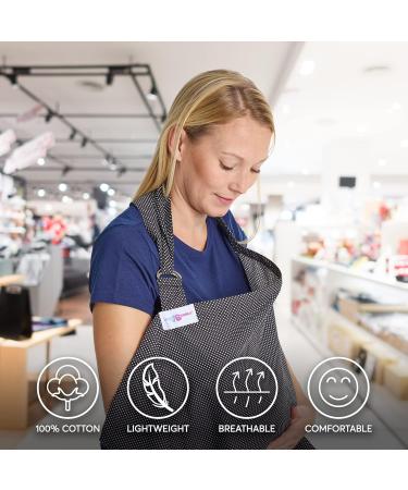 Juicy Bumbles Breastfeeding Cover with Pockets - Soft and Breathable Nursing Coverall (Black) - Buy Online on GoSupps.com