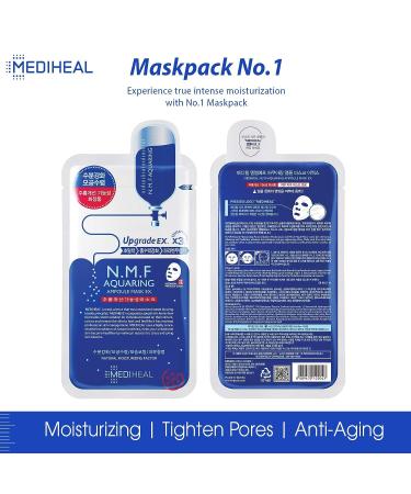 Mediheal N.M.F. Aquaring Ampoule Mask 1.2oz - Hydrating Facial Sheet Mask - Buy Online on GoSupps.com