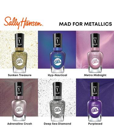 Sally Hansen Miracle Gel Nail Polish - Metro Midnight 564 - 0.50 Fl Oz - Buy Online on GoSupps.com