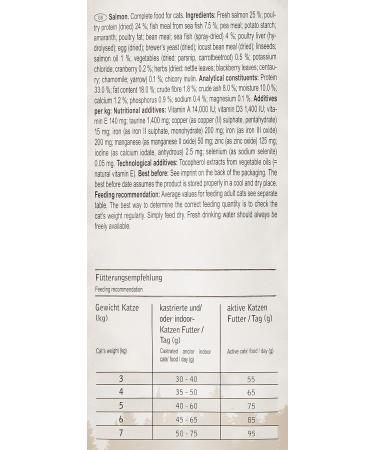 Premium Grain-Free Salmon Cat Food - Venandi Animal - 1.5kg Dry Food with Fresh Fish - 1 Pack - Buy Online on GoSupps.com