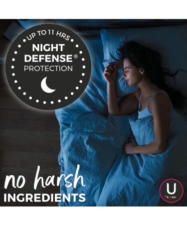 U by Kotex Security Maxi Overnight Pads with Wings - Unscented - 112 Count - Pack of 4 - Buy Online on GoSupps.com