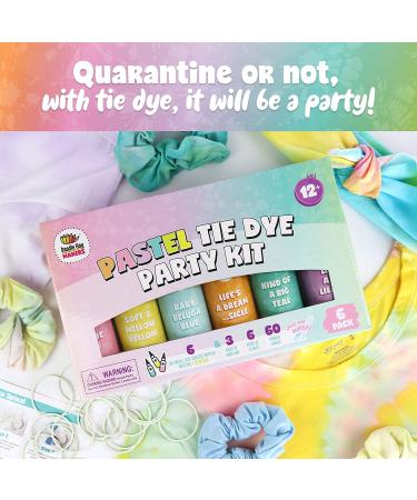 Pastel Tie Dye Kit - DIY Tyedye Kit for Girls and Adults - Pastel Fabric Dye Set - Buy Online on GoSupps.com