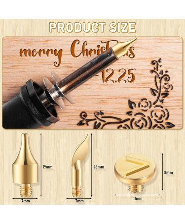 56 Pieces Wood Burning Tip Letter Wood Burning Tip Set Including Alphabet Number Symbol for Wood Burner Craft DIY Embossing Carving Wood Burning - Buy Online on GoSupps.com
