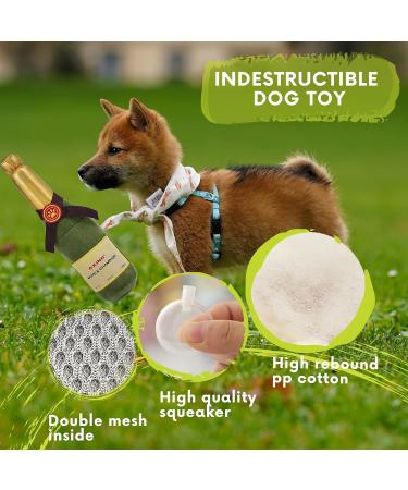 ChewFon Plush Dog Toys - Squeaky Cotton Stuffed Toys for Puppies & All Breeds - Fun Anti-Boredom Solutions - Buy Online on GoSupps.com