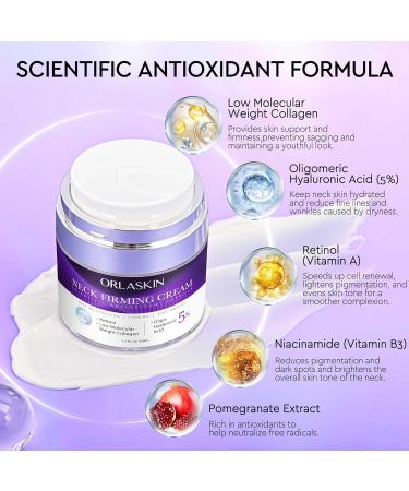 Neck Firming Cream, Retinol Cream for Face&Neck for Tightening Firming Anti-aging Face Moisturizer with Retinol Collagen & Hyaluronic Acid Lift Wrinkle for Women and Men 1.7 Fl. Oz. - Buy Online on GoSupps.com