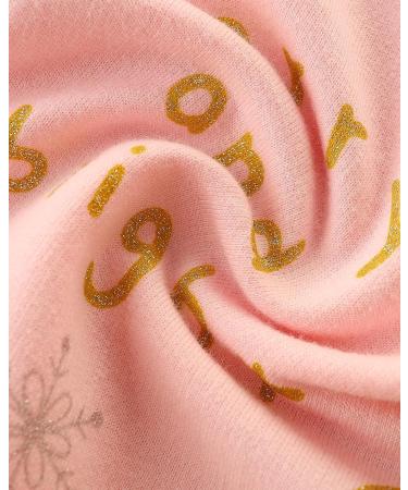 Girls Christmas Pink Sweatshirt | Cotton Top for Kids | Long Sleeve Pullover | Toddler Clothes Ages 1-12 - Buy Online on GoSupps.com