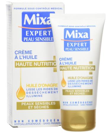Mixa Expert Sensitive Skin - Nourishing Cream with Evening Primrose Oil 5% Glycerin / Evening Primrose Oil - 50 ml