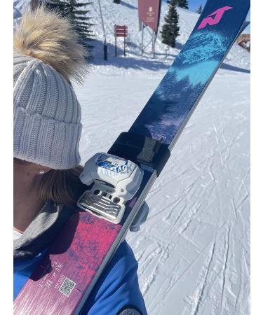 StoreYourBoard Mountain Essential Ski Wrap Straps - 4 Pack - Universal Fit - Hook and Loop Fasteners - Black - Buy Online on GoSupps.com