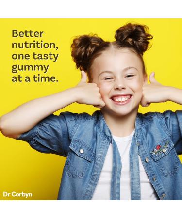 Dr Corbyn Kids' Vitamin B Complex Gummies - 120 Count | All 8 B Vitamins for Immunity & Growth | Gelatine Free & Delicious | Pack of 1 - Buy Online on GoSupps.com