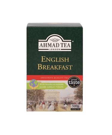 Ahmad Tea - English Breakfast - Black Breakfast Tea - Assam & Ceylon Tea - Loose - 500g English Breakfast 500 grams