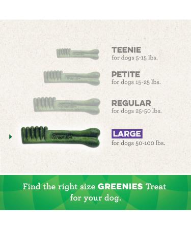 GREENIES Original Large Dog Dental Treats | Natural & Effective Dental Care for 50-100 lb Dogs - Buy Online on GoSupps.com