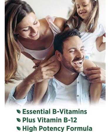 Nature's Truth Vitamin B Complex with B12 | 165 Vegetarian Tablets | Non-GMO & Gluten Free - Buy Online on GoSupps.com