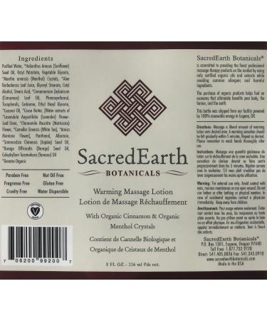 Buy Warming Lotion (8oz Tube) - Pain Relief Massage Gel | Water Dispersible & Nut Oil Free - Buy Online on GoSupps.com