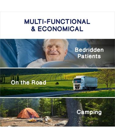 MedVance 1000ml Men's Urinal with Glow-in-The-Dark Spill-Proof Cap - Portable Pee Bottle for Car, Elderly & Incontinence - Buy Online on GoSupps.com