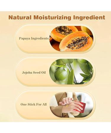  Nurvidis Natural Papaw Ointment Natural Cream to Smooth and Soothe Nourishing for Lips Repairing for Skin Lips Hands and Cuts (75g+25g) - Buy Online on GoSupps.com