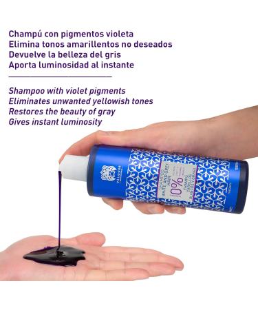 Valquer Laboratorios V lquer Shampoo for white and gray hair 1000 ml - Buy Online on GoSupps.com