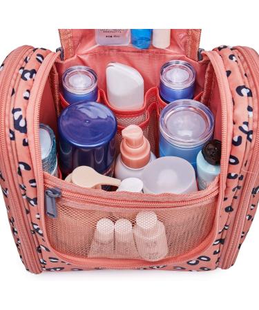 Leopard Travel Hanging Toiletry Bag for Women - Medium Size Makeup Organizer - Buy Online on GoSupps.com