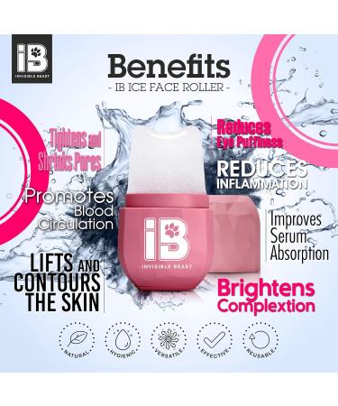 Shop Invisible Beast Ice Roller - Brighten & Tighten Skin Eye De-Puffing Beauty Pink - International Shipping Available - Buy Online on GoSupps.com