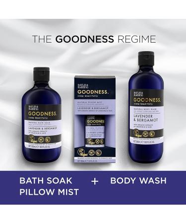 Baylis & Harding Goodness Sleep Lavender & Bergamot Body Wash 16.9 fl. oz (Pack of 4) - Vegan Friendly - Buy Online on GoSupps.com
