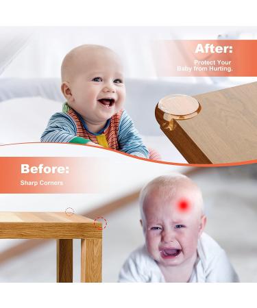 Table Corner Protector Guards for Baby Satety - Furniture Corner Guard & Edge Safety Bumpers Cover Sharp Furniture Table Edges and Cabinets (24 Count) 24 Packs - Buy Online on GoSupps.com