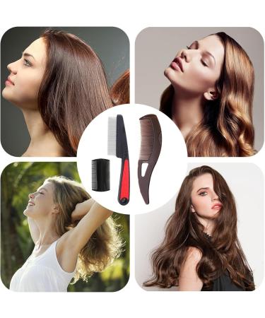 Peigne dents fines ergonomique - Peigne poux portable pour les soins du cuir chevelu et les soins capillaires - Sant durable pour la maison la famille et un usage quotidien - Buy Online on GoSupps.com