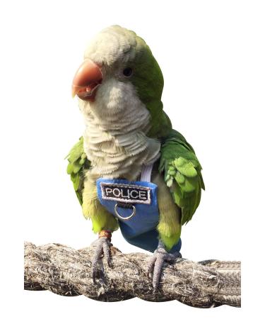 HEZHUO Bird Clothes Parrot diapers bird flight suits reusable waterproof diapers pet bird supplies POLI (M)
