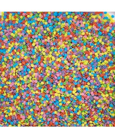 A Pinch Of - Rainbow Confetti Cake Topper Sprinkles - 25g Edible Matt Cupcake/Cake Decorations - Party Sprinkles Ideal For Funfetti Themed Cakes and Bakes 30g Rainbow - Buy Online on GoSupps.com