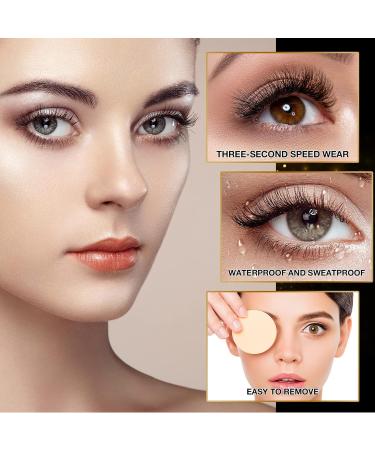 Loopeer 6 Pairs Reusable Self Adhesive Natural Look False Eyelashes - No Glue Needed, Lashes Extension for Women Girls - Buy Online on GoSupps.com