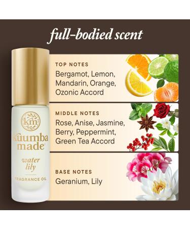 Kuumba Made Water Lily Fragrance Oil Long-Lasting Small-Batch Perfume Roller Vegan Alcohol-Free 0.15 Fl Oz 0.15 Fl Oz (Pack of 1) - Buy Online on GoSupps.com
