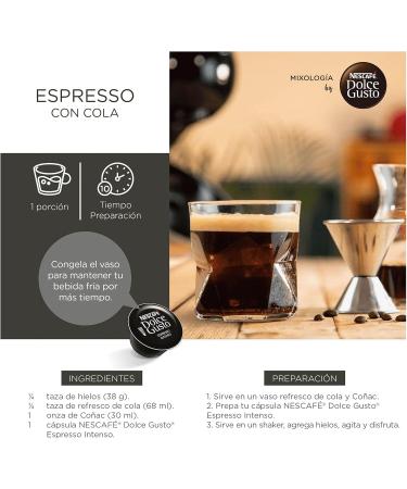  NESCAFE DOLCE GUSTO Nescaf Dolce Gusto Espresso Intenso espresso coffee Makes 48 cups (3 boxes of 16 capsules) - Buy Online on GoSupps.com