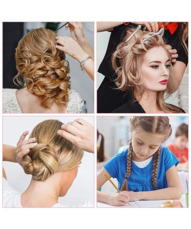 306-Piece Hair Accessories Set - 50 Hairpins 50 U Clips 200 Mini Ties & Silver Duck Clips with Storage Box - Perfect for Women & Girls - Buy Online on GoSupps.com