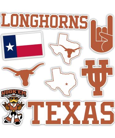 University of Texas Sticker Longhorns UT Austin Stickers Vinyl Decals Laptop Water Bottle Car Scrapbook T2 (Type 2)