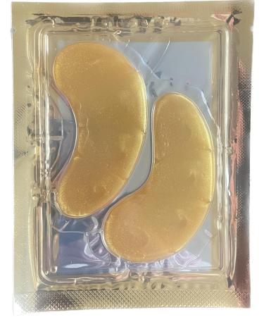 Buy 24K Golden Eye Patches - 20 Pairs for Brightening & Hydration | International Shipping Available - Buy Online on GoSupps.com